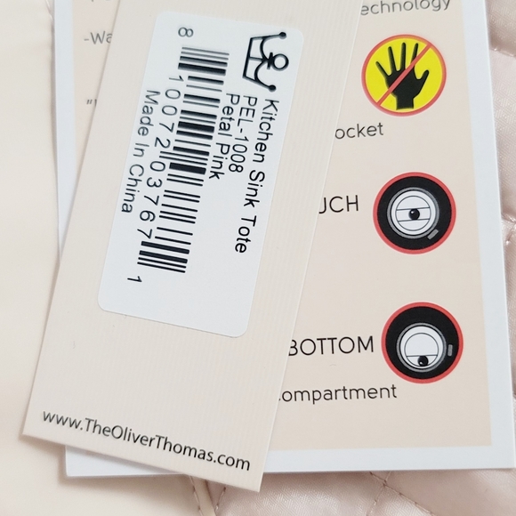 NWT Peloton Oliver Thomas Bag Breast Cancer Awareness Edition - Picture 5 of 10